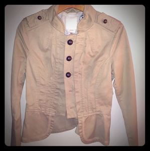 NWOT Gorgeous Diesel's Khaki Jean Jacket S